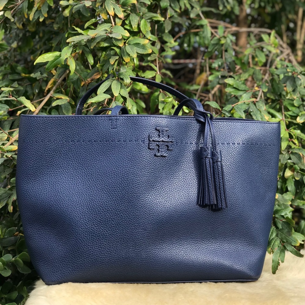 TORY BURCH💙McGraw Navy Tote Large
